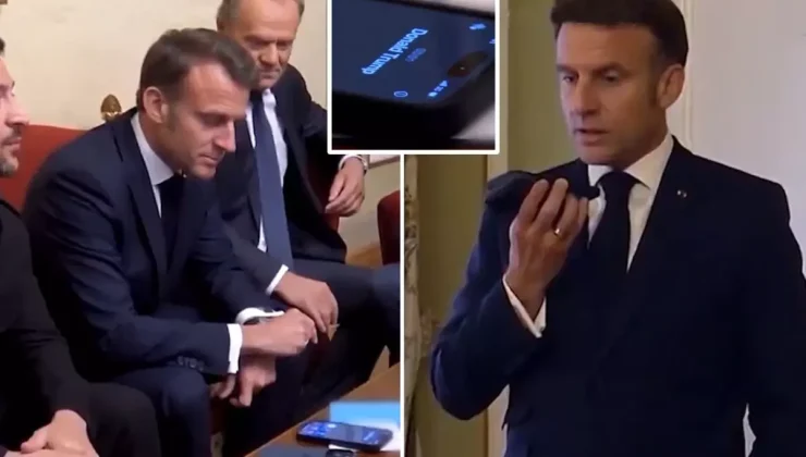 Uykucu Trump! Daha tam ayılmadan Macron’dan o haberi almış
