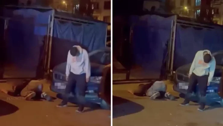 Uyuşturucu içen gençler, sokak ortasında kendinden geçti