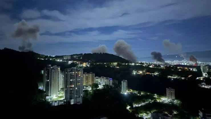 Venezuela’nın başkenti Karakas’ta çok sayıda patlama