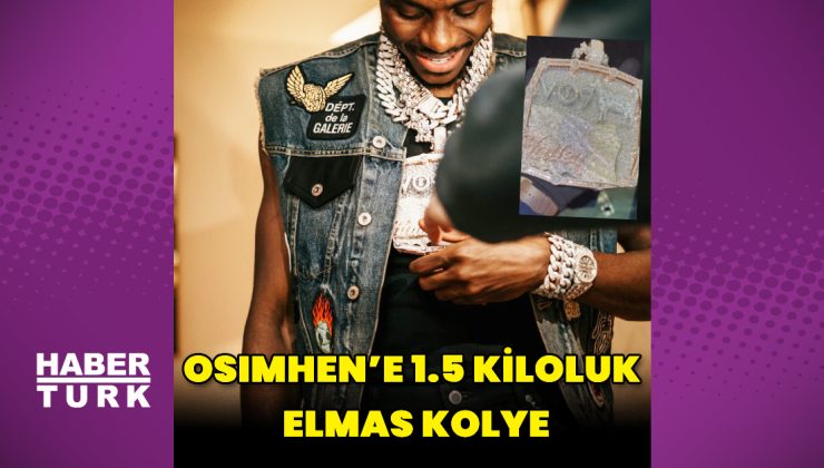 Victor Osimhen’e 1.5 kiloluk elmas süslemeli kolye hediye edildi