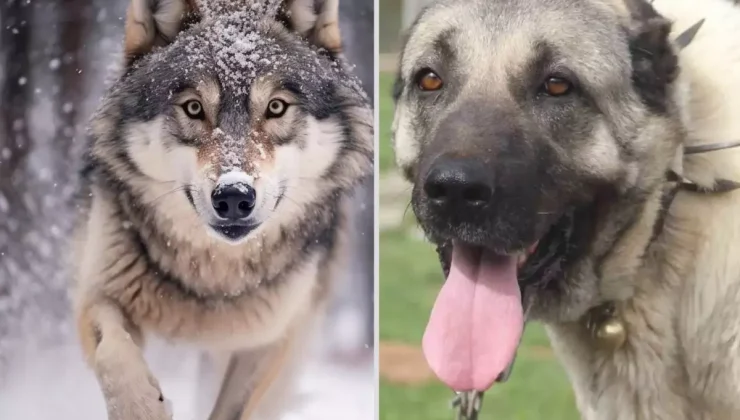 Yasak aşk yaşayan iki ezeli düşman! Kurt ile kangal çiftleşti, ortaya acayip bir tür çıktı