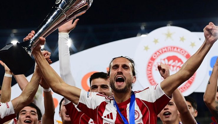 Yusuf Yazıcı attı, Olympiakos Süper Kupa’yı kaldırdı!
